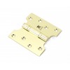 4" x 2" x 4"  Parliament Hinge (pair) SS - Polished Brass