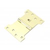 4" x 4" x 6"  Parliament Hinge (pair) SS - Polished Brass