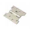 4" x 2" x 4"  Parliament Hinge (pair) SS - Polished Nickel