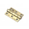 3" Ball Bearing Butt Hinge (pair) SS - Aged Brass