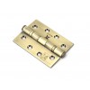 4" Ball Bearing Butt Hinge (pair) SS - Aged Brass