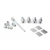 Satin Chrome Secure Stops (Pack of 4)