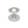 Art Deco Centre Door Knob - Polished SS (316)