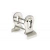 50mm Euro Door Pull (Back to Back fixings) - Polished SS (316)