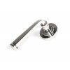 Avon Round Lever on Rose Set (Plain) - Polished SS (316)