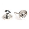 Round Thumbturn Set (Art Deco) - Polished SS (316)