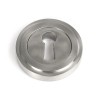 Round Escutcheon (Art Deco) - Satin SS (316)