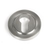 Round Euro Escutcheon (Plain) - Satin SS (316)