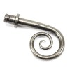 Monkeytail Curtain Finial (pair) - Pewter