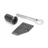 Aged Bronze Key-Flush Sash Stop