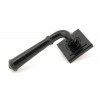 Black Regency Lever on Rose Set (Square) - Unsprung