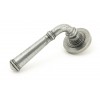 Pewter Regency Lever on Rose Set (Plain) - Unsprung