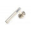 Brompton Lever on Rose Set (Beehive) Unsprung - Polished Nickel 
