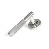 Brompton Lever on Rose Set (Beehive) Unsprung - Polished SS (316)
