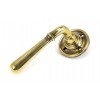 Newbury Lever on Rose Set Unsprung - Aged Brass