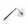 Newbury Lever on Rose Set Unsprung - Polished Chrome