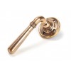 Newbury Lever on Rose Set Unsprung - Polished Bronze