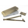 Size 2-5 Door Closer & Cover - Aged Brass
