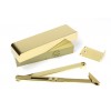 Size 2-5 Door Closer & Cover - Polished Brass