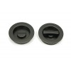 60mm Plain Round Pull Privacy Set - Aged Bronze