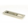 175mm Plain Rectangular Pull - Polished Nickel