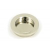 60mm Plain Round Pull - Polished Nickel