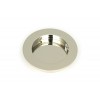 75mm Plain Round Pull - Polished Nickel