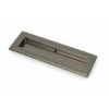 175mm Art Deco Rectangular Pull - Pewter