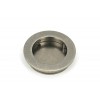 60mm Plain Round Pull - Pewter