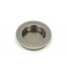 60mm Plain Round Pull - Pewter