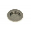 75mm Plain Round Pull - Pewter