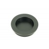 60mm Plain Round Pull - Matt Black