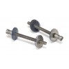 100mm Back to Back Fixings for T Bar (2) - Satin SS (304)