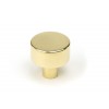 25mm Kelso Cabinet Knob (No Rose) - Polished Brass