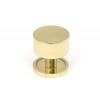 32mm Kelso Cabinet Knob (Plain) - Polished Brass
