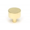 32mm Kelso Cabinet Knob (No Rose) - Polished Brass