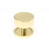 38mm Kelso Cabinet Knob (Plain) - Polished Brass