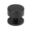 38mm Kelso Cabinet Knob (Plain) - Matt Black