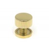 25mm Judd Cabinet Knob (Plain) - Polished Brass