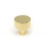 25mm Judd Cabinet Knob (No Rose) - Polished Brass