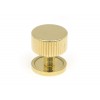 32mm Judd Cabinet Knob (Plain) - Polished Brass