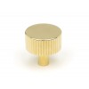 32mm Judd Cabinet Knob (No Rose) - Polished Brass