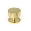 38mm Judd Cabinet Knob (Plain) - Polished Brass