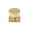 38mm Judd Cabinet Knob (Square) - Polished Brass