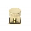 38mm Kelso Cabinet Knob (Square) - Aged Brass