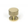 32mm Judd Cabinet Knob (Plain) - Aged Brass