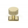 32mm Judd Cabinet Knob (Square) - Aged Brass