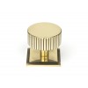 38mm Judd Cabinet Knob (Square) - Aged Brass