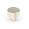 25mm Judd Cabinet Knob (No rose) - Polished Nickel