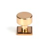 25mm Kelso Cabinet Knob (Square) - Polished Bronze